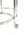 Metal Telescoping Stainless Steel Bar Cart For Sale - Image 7 of 11