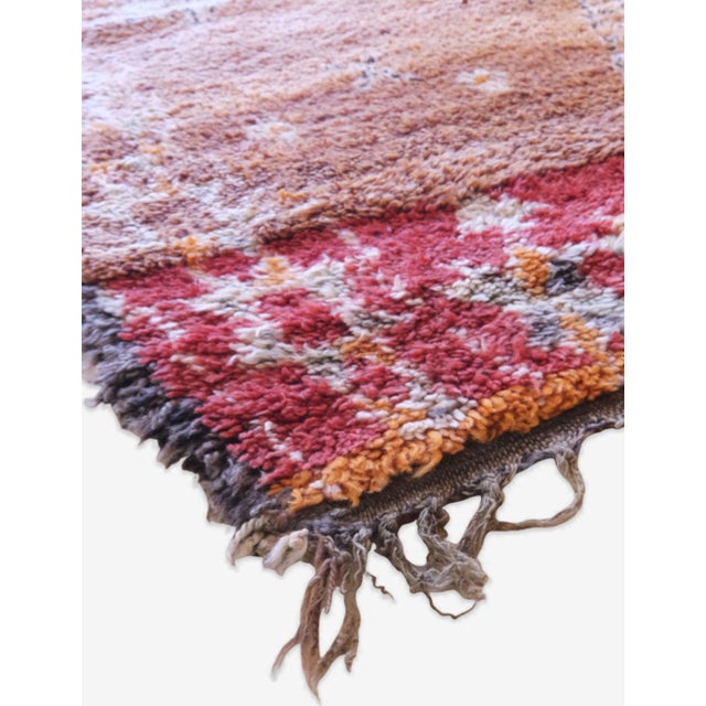 Saffron 1980s Collectible Moroccan Wool Rug - 10.3 X 6.1 Ft For Sale - Image 8 of 8