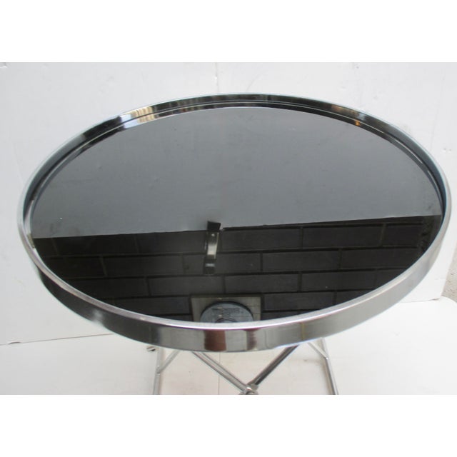 Chrome Art Deco Chrome Side Table For Sale - Image 8 of 8
