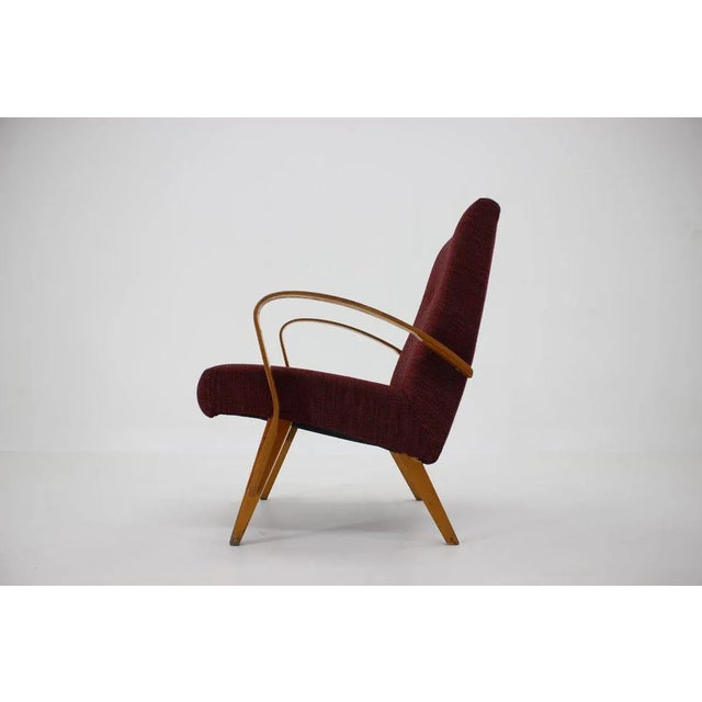 Mid-Century Armchair, Czechoslovakia, 1960s For Sale - Image 6 of 7
