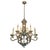 Early 21st Century Mirrored Glass and Silvered Metal Chandelier by Currey & Company For Sale - Image 5 of 5