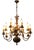 Two-Story Dutch Chandelier with Eagle and Fish For Sale