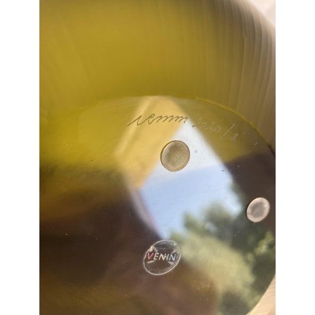 Early 21st Century Green Battuti Bowl by Tobia Scarpa for Venini, 2020 For Sale - Image 5 of 7