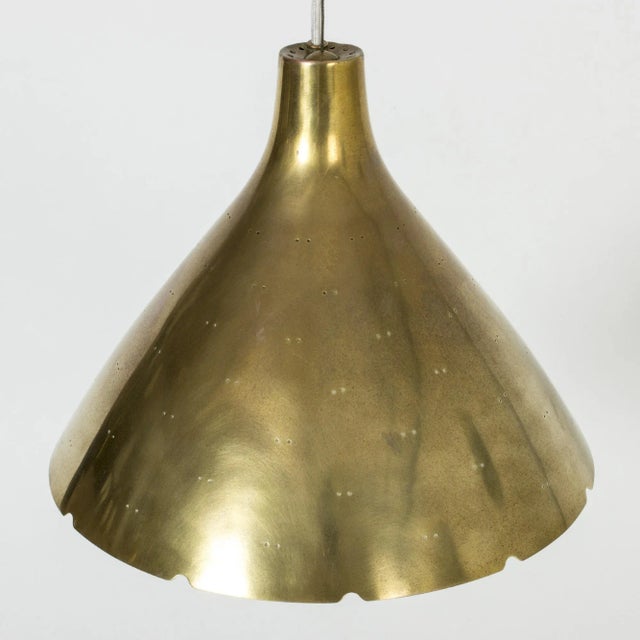 Brass Pendant Lamp by Paavo Tynell For Sale - Image 4 of 8
