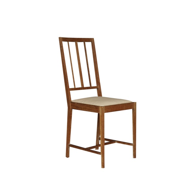 English Arts & Crafts Oak Side Chair. 1930s For Sale