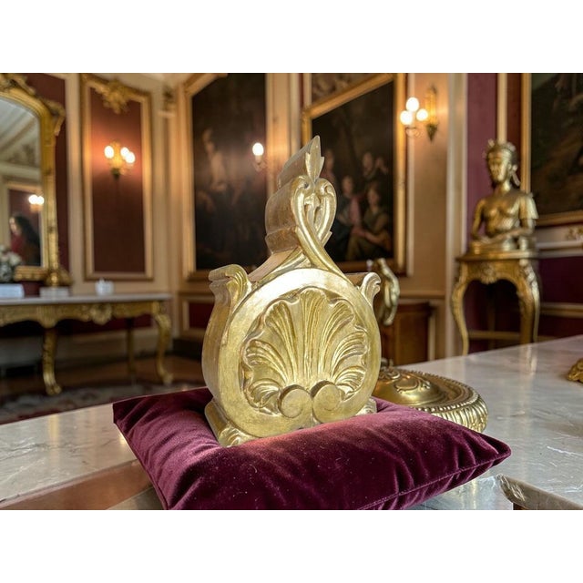 Antique Church Altarpiece with Fine Gold, 1800s For Sale - Image 6 of 6