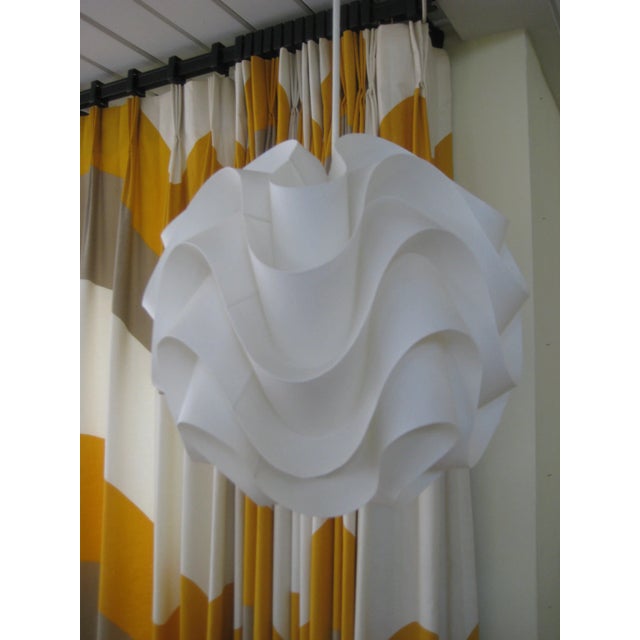 Mid-Century Modern Origami Plastic-Paper Chandelier For Sale - Image 12 of 12