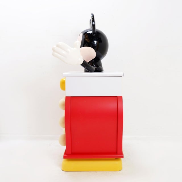 Wood Mickey Mouse Chest of Drawers by Pierre Colleu for Starform, France, 1980s For Sale - Image 7 of 18