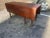 19th Century Antique Twisted Leg Walnut Drop Leaf Table. For Sale - Image 11 of 12