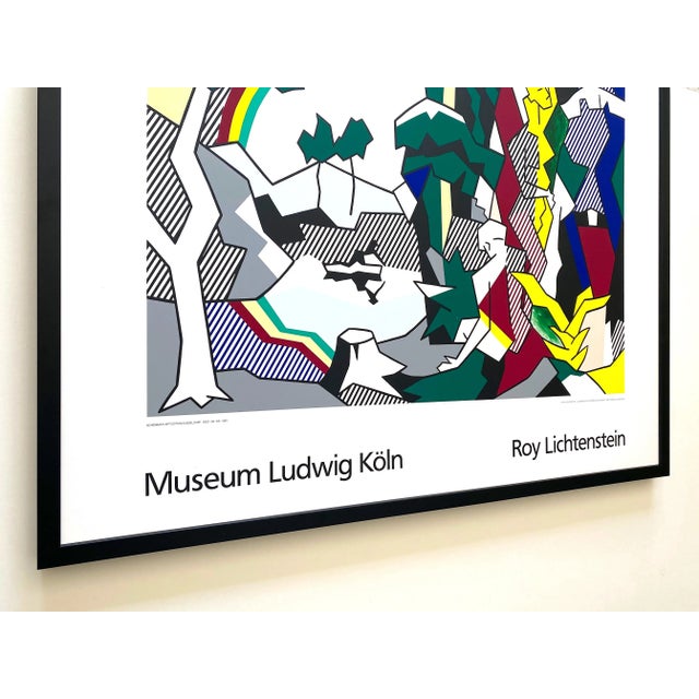 Roy Lichtenstein Vintage 1989 Fine Art Silkscreen Print