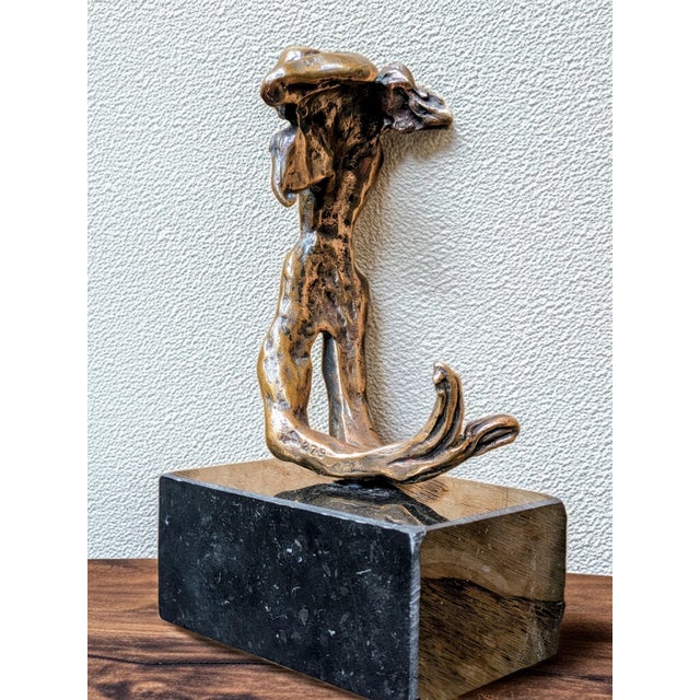 Salvador Dali, Angel of Victory, 1970, Bronze and Marble For Sale - Image 9 of 11