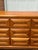 Bassett Furniture Vintage Bassett Sculptural Oak Nine-Drawer Dresser For Sale - Image 4 of 12
