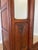 Antique French Rocaille Carved Oak 3-Door Armoire with Mirror For Sale - Image 6 of 14