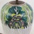 Antique Chinese Famille Rose Bok Choy Porcelain Table Lamp With Cabbage Leaf and Butterfly Motif For Sale - Image 15 of 16