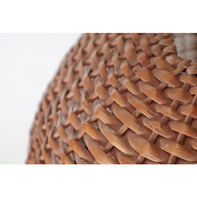 Hand-Woven Willow Ball Pendant, 1970s For Sale - Image 4 of 10