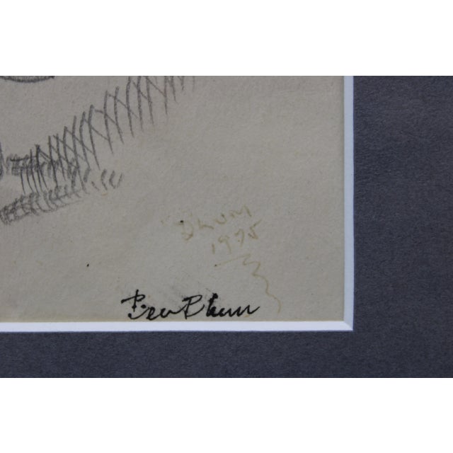 Black & White Sketch of Leonard For Sale In San Francisco - Image 6 of 7