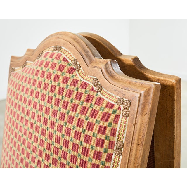 Set of Six Minton-Spidell Louis XIII Os De Mouton Dining Chairs For Sale - Image 13 of 18