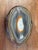 Polished Likely Agate Slice Bowl With Natural Banding For Sale - Image 9 of 10