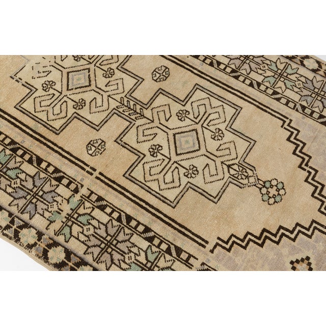 Textile 1960s Earthy Tones Handwoven Rug For Sale - Image 7 of 10