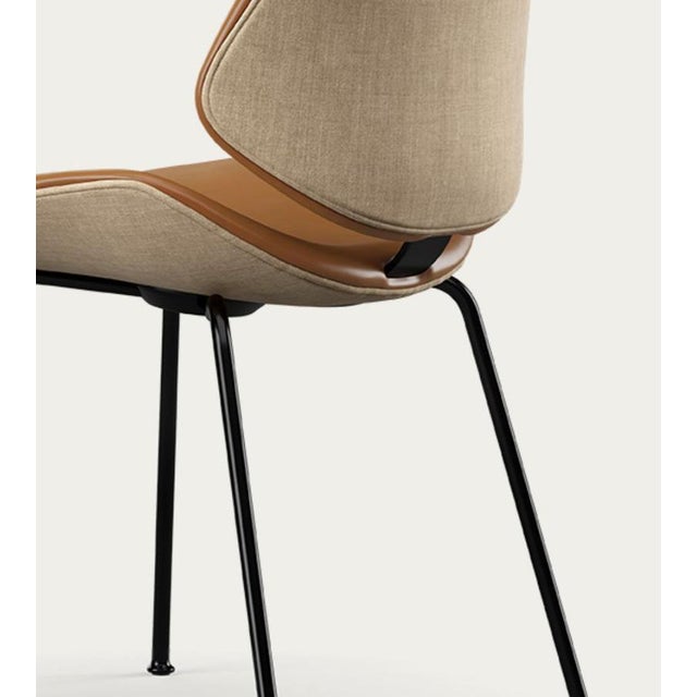 Council Family Salon Chair in Nevada Cognac by Salto and Sigsgaard for OneCollection For Sale - Image 11 of 15