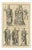 Montfaucon, Roman Officers in Cuirass and Cloak, 1722, Engraving For Sale