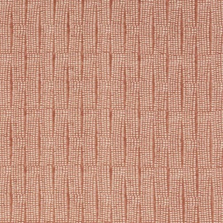 Schumacher Noland Block Print Fabric In Spice For Sale