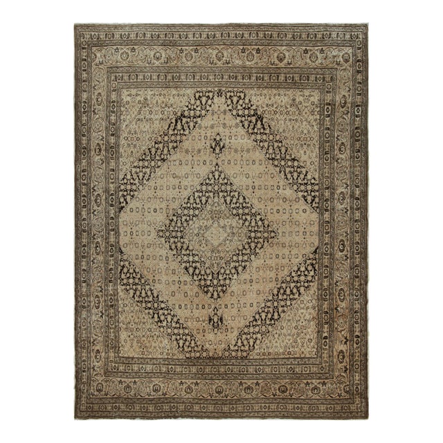 Oversized Antique Hadji Jallili Persian Tabriz Rug, From Rug & Kilim For Sale