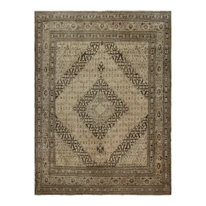 Oversized Antique Hadji Jallili Persian Tabriz Rug, From Rug & Kilim