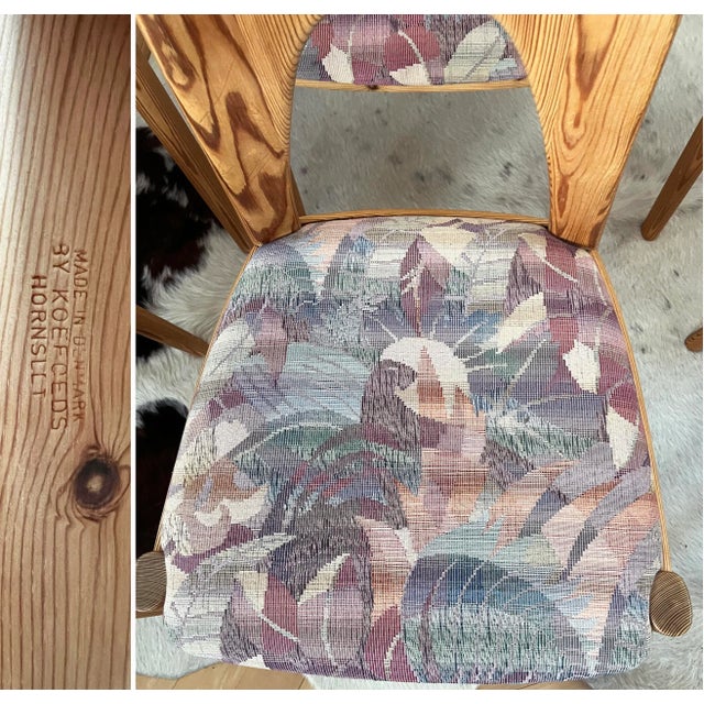 Set of 6 1970s Niels Koefoed Dining Chairs in Pine for Koefoed's Hornslet Denmark For Sale - Image 10 of 11