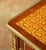 French Near Pair of Mid-Century French Louis XVI Ormolu Marquetry Side Tables For Sale - Image 3 of 17
