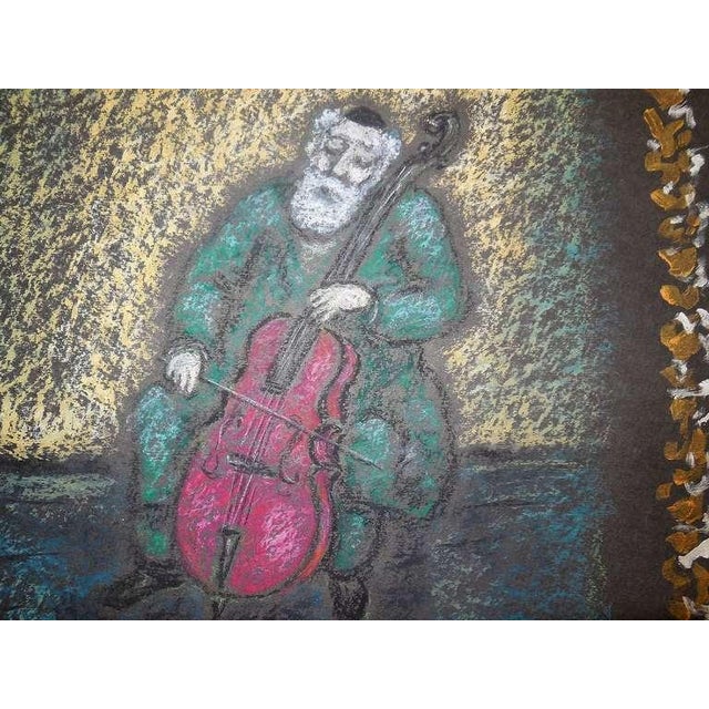 Modern Anatoli Lvovich Kaplan, Shtetl Klezmer Musician painting and drawing For Sale - Image 3 of 3