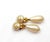 Chanel Vintage Gold Plated CC Pearl Tear Drop Dangle Clip on Earrings *Marked 94 *Made in France -It is approximately 1.5"...