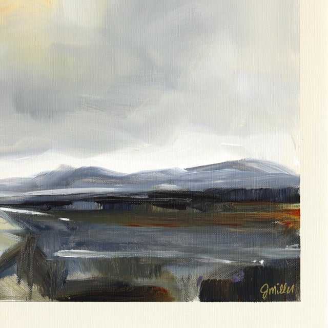 2020s Landscape Study 259 - Atmospheric Skyscape Acrylic Original Artwork by Jodi Miller For Sale - Image 5 of 6