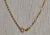 The Cabin Creek: Yellow Gold Engravable Bar Necklace Set with Diamond. The necklace is solid and well made in 14 karat...