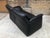 Two-Seater Sofa in Black Genuine Leather by Hans Kaufeld for de Sede, 1980s For Sale - Image 12 of 15