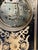 19th C French Louis XVI Bronze Crystal Clock Set 3Pc For Sale - Image 9 of 17