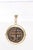 Byzantine [coin] Pendant w/ 18K Gold Trim from Byzantine era. The Byzantine Era ran from the 300s to the fall of...