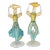 Pair of Vintage Venetian Italian Murano Art Glass Figures For Sale