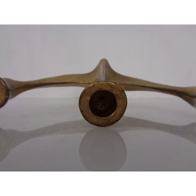 Brutalist Austrian Bronze Candleholder, 1960s For Sale - Image 16 of 18