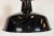 Industrial Black Enamel Factory Lamp with Cast Iron Top from Elektrosvit, 1950s For Sale - Image 4 of 18