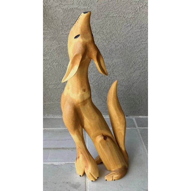 Excellent Pre-Owned Condition. A favorite pastime of mine was collecting out of the ordinary coyote statue artwork, it...