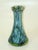 Mid 20th Century Mid 20th Century Vase Drip Glaze Pottery Blue & Green Retro Mid Century Modern For Sale - Image 5 of 13