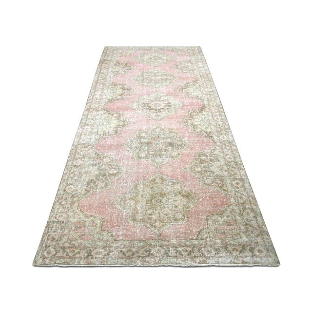 1960s 1960s Turkish Oushak Rug For Sale - Image 5 of 6