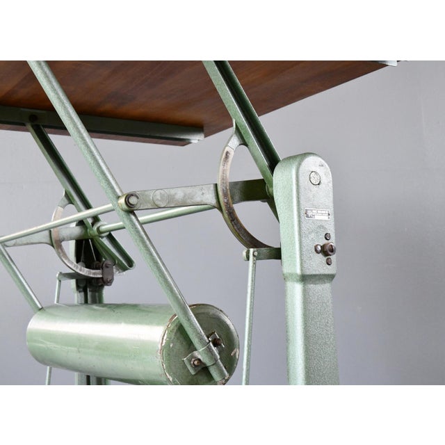 Gold Architects Drawing Board by Kuhlmann, 1950s For Sale - Image 8 of 12