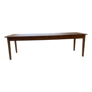 Vintage Farmhouse Table in Pine and Oak, 1950s For Sale