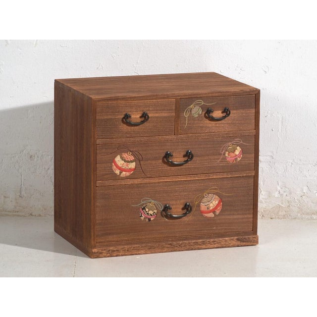 Small Japanese Paulownia Drawer Cabinet For Sale - Image 12 of 12