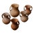 Set of 5 Chinese Neolithic Style Terracotta Jars For Sale
