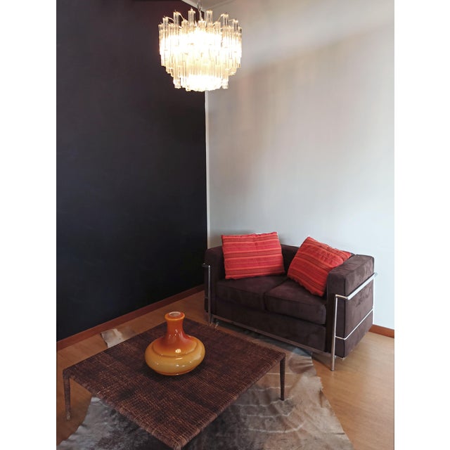 Vintage Murano Glass Quadriedri Chandelier, 1990s For Sale - Image 4 of 18