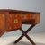 English Naval Style Mahogany Writing Desk For Sale - Image 4 of 12