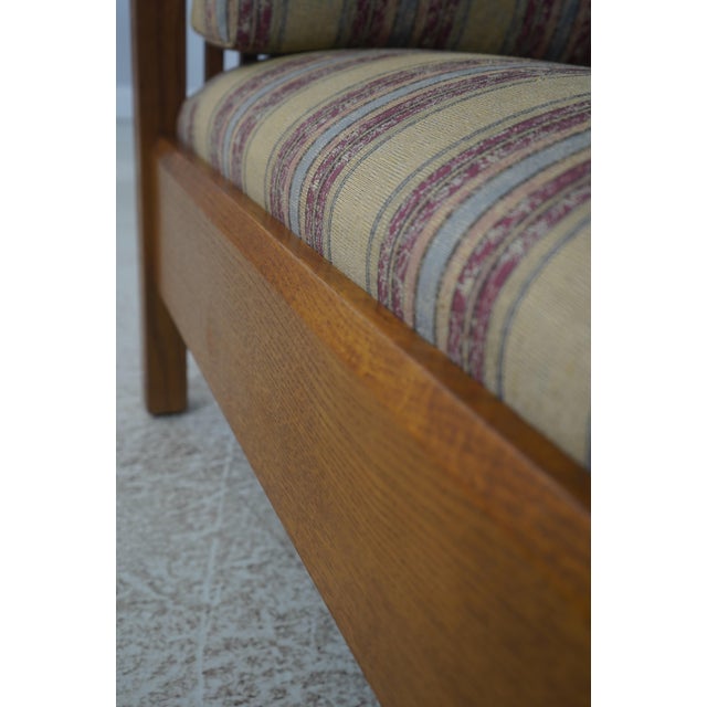 Stickley Mission Oak Prairie Club Chair For Sale - Image 9 of 18